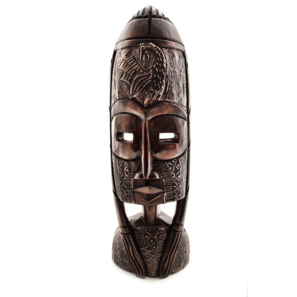 Artisan Ghanaian Mask No.2-Home Décor - African Musical Instruments