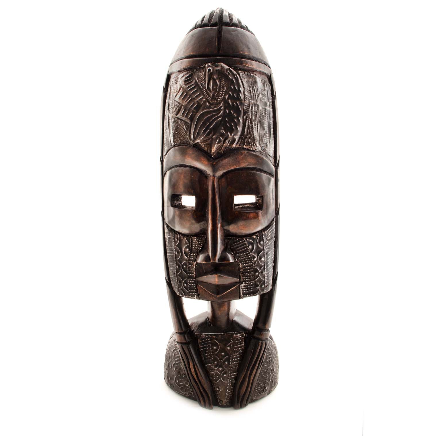 Artisan Ghanaian Mask No.2-Home Décor - African Musical Instruments