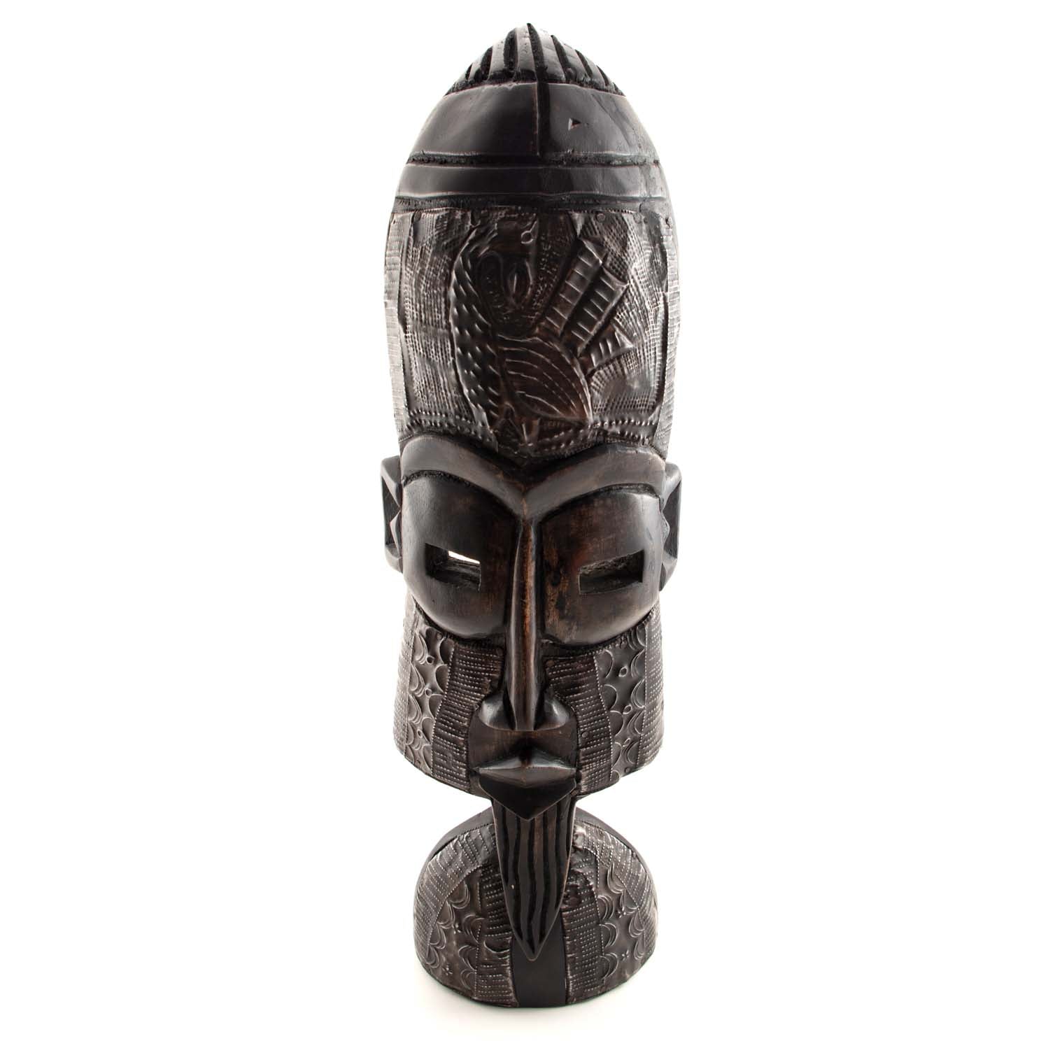 Artisan Ghanaian Mask No.2-Home Décor - African Musical Instruments
