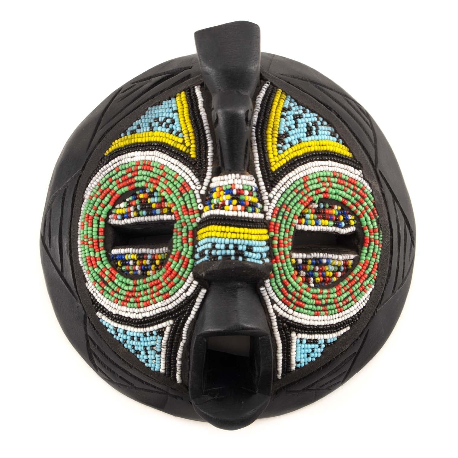 Artisan Ghanaian Mask No.9-Home Décor - African Musical Instruments