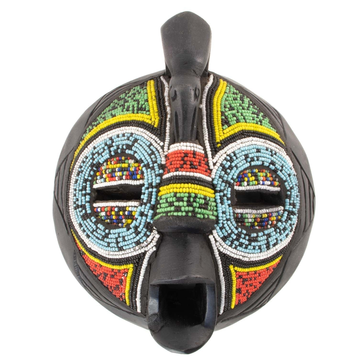 Artisan Ghanaian Mask No.9-Home Décor - African Musical Instruments