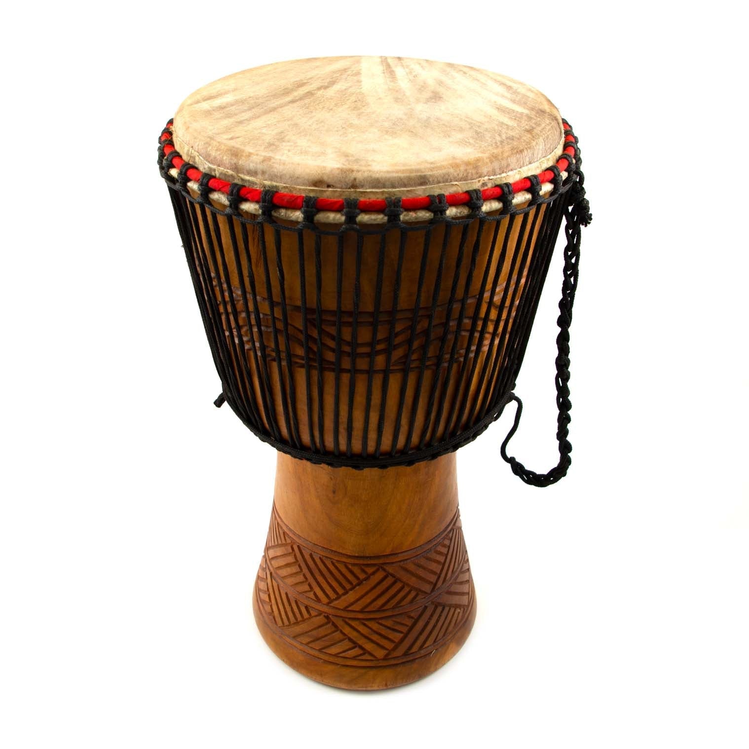 Giant Ghanaian Djembe (14" Head)-Drums - African Musical Instruments
