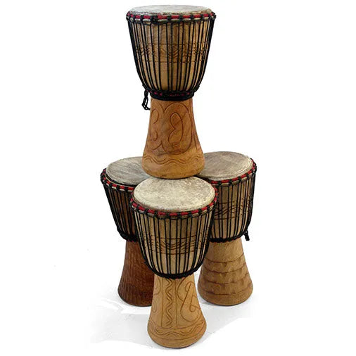Medium Ghanaian Djembe (9" Head)-Drums - African Musical Instruments