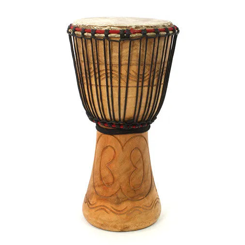 Medium Ghanaian Djembe (9" Head)-Drums - African Musical Instruments