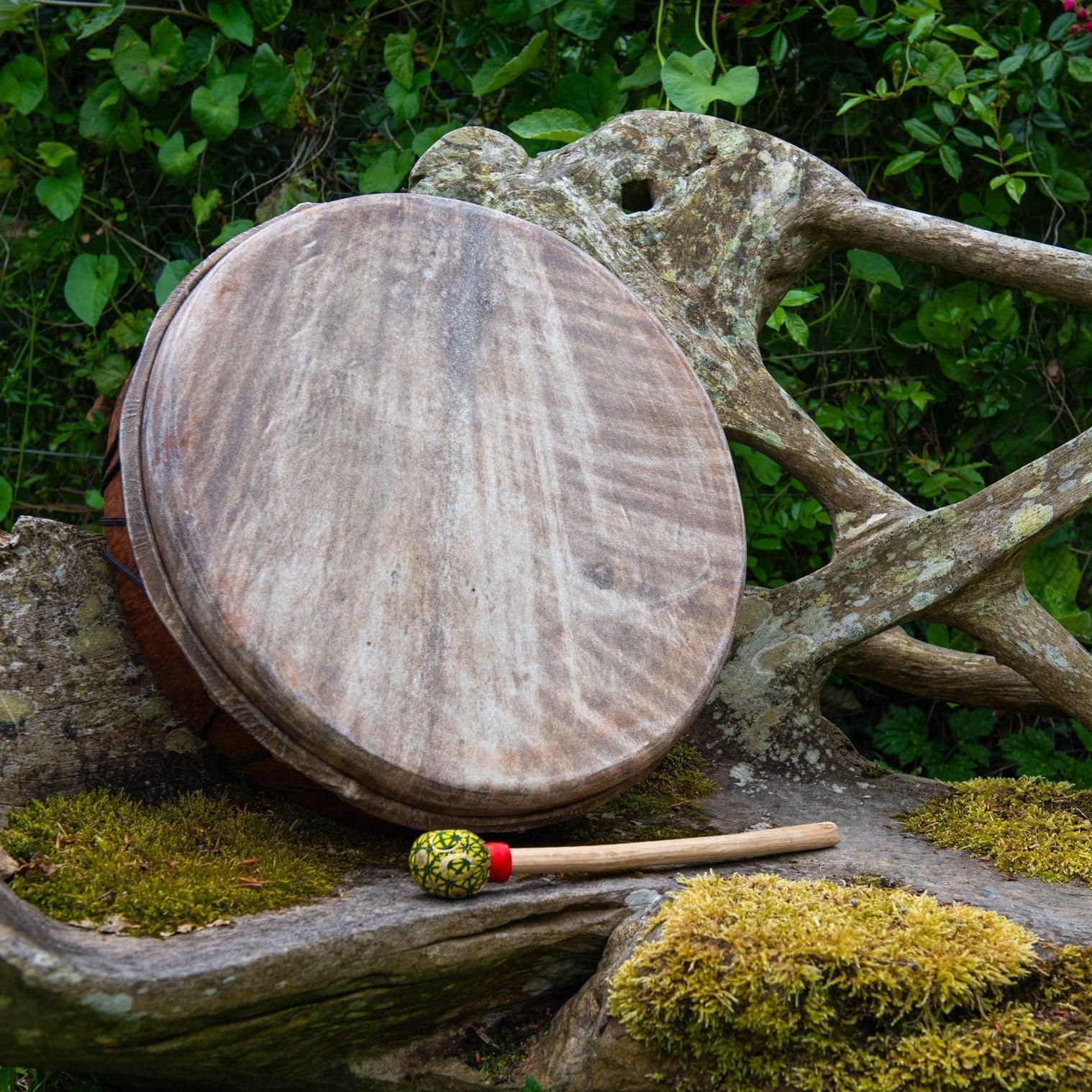 Ghanaian Shamanic Drum-Drums - African Musical Instruments