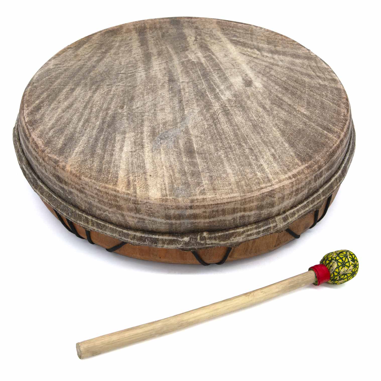 Ghanaian Shamanic Drum-Drums - African Musical Instruments
