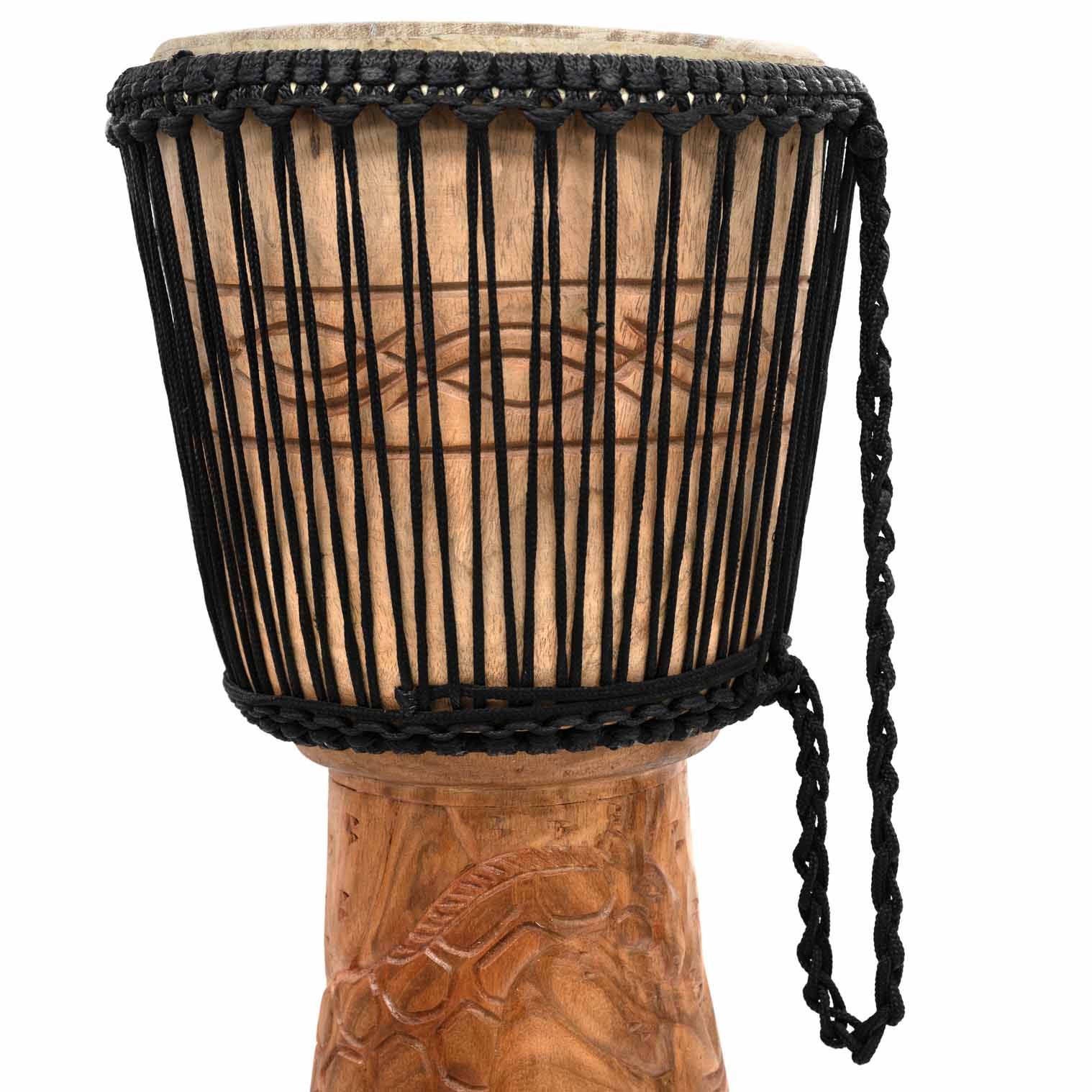 Professional Large Ghanaian Djembe (11" Head) - African Musical Instruments