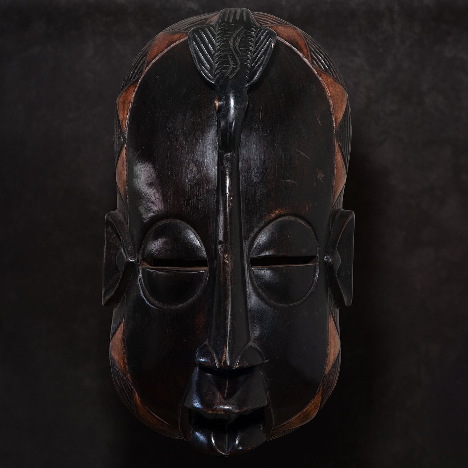 Artisan Ghanaian Mask No.5-Home Décor - African Musical Instruments