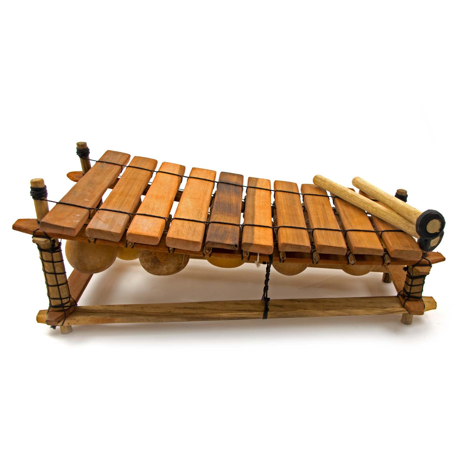 Ghanaian Xylophone - 10 Key-Thumb Pianos & Xylophones - African Musical Instruments
